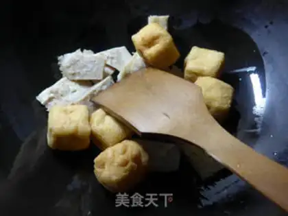 Make Tofu fan urchin soup step 2