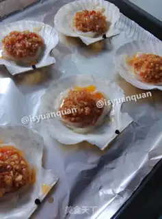 Make Garlic cheese scallops step 8