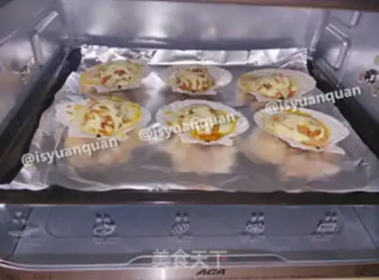 Make Garlic cheese scallops step 10