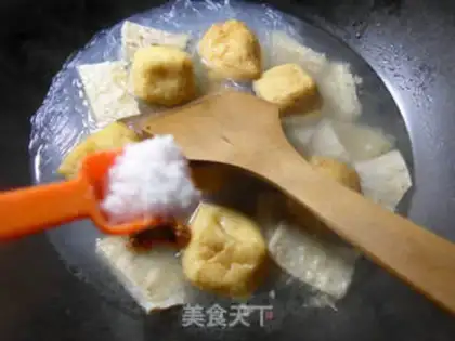 Make Tofu fan urchin soup step 6