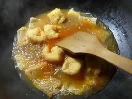 Make Tofu fan urchin soup step 7