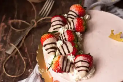 Make Strawberry Moose step 23