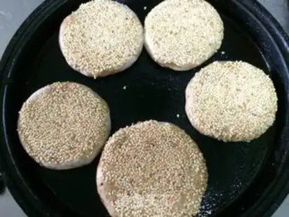Make Sesame pancakes step 12