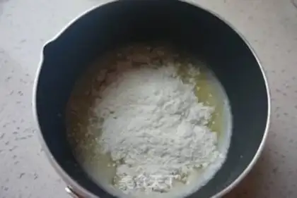 Make Flamingo butter puff step 2