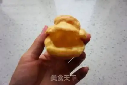 Make Flamingo butter puff step 9