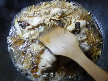 Make The water burns the chicken wings step 8