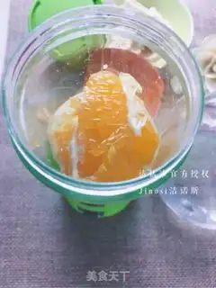 Make Banana orange juice step 3