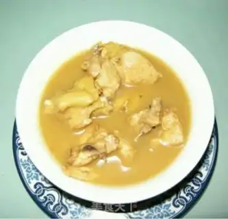 Make A chicken with yellow wine step 7