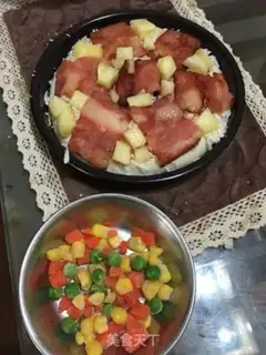Make Hawaiian Pizza step 5