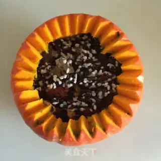 Make Pumpkin rice step 4