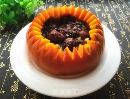 Make Pumpkin rice step 6