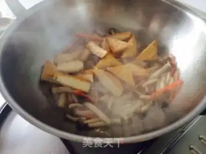 Make Saltless mushrooms and tofu step 10