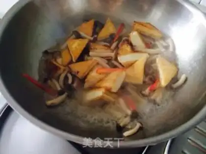 Make Saltless mushrooms and tofu step 11