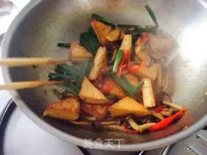 Make Saltless mushrooms and tofu step 13