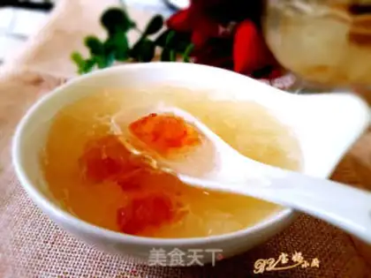 Make Peach and silver spoons step 6