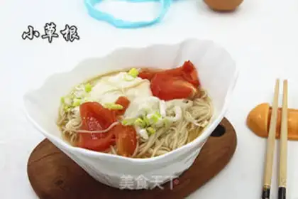 Make Tomato egg noodles step 8