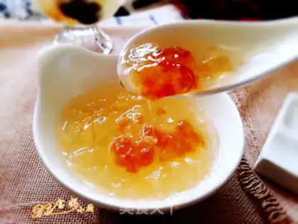 Make Peach and silver spoons step 8