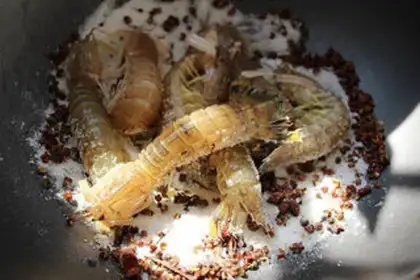 Make Pretzels, prawns step 2