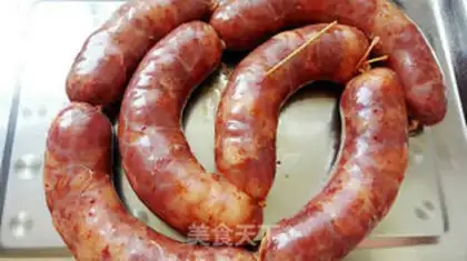 Make Home-made sausages step 12