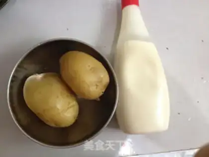 Make Salad mashed potatoes step 2