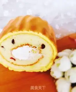 Make Cranberry-skin cake roll step 31