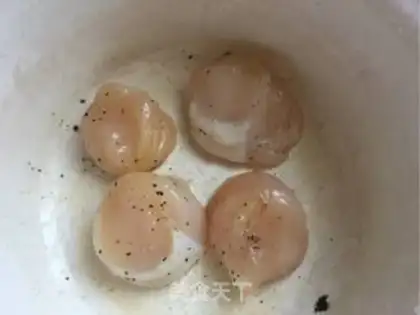Make Fried scallops step 2