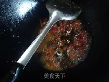 Make Spicy spinach step 1