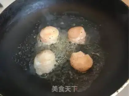 Make Fried scallops step 4