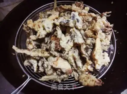 Make Fried mushrooms step 4