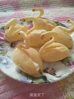 Make Swan puff step 10