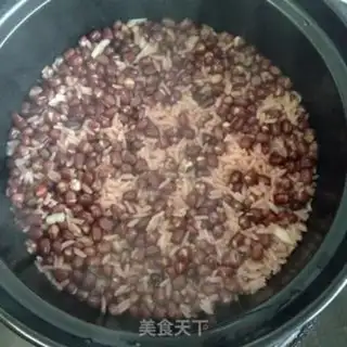 Make Red bean rice step 3