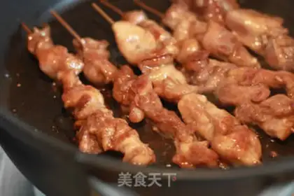 Make The honey sauce, the chicken string step 4