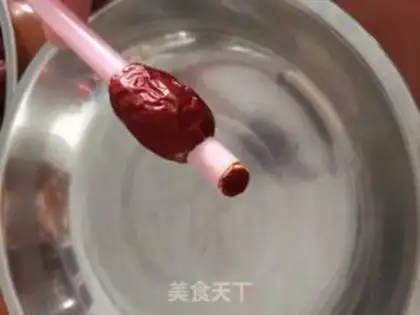 Make Red sugar, red date cake step 3