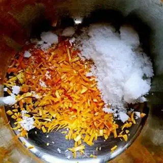 Make Orange pound cake step 1