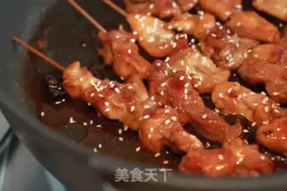 Make The honey sauce, the chicken string step 7