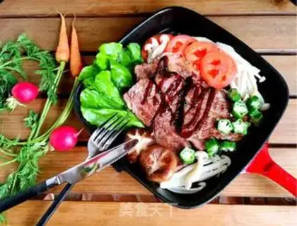 Make Black pepper steak step 10