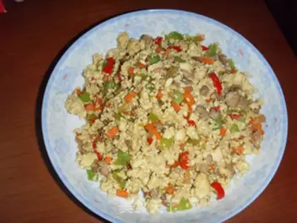 Make Chicken tofu step 6
