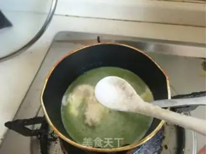 Make Fried salmon and soy sauce step 7