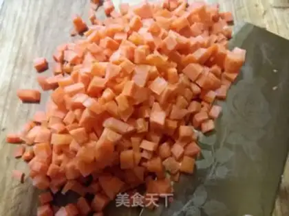 Make Scrambled carrots step 1