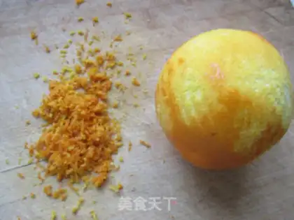 Make Orange cake roll step 1