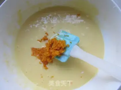 Make Orange cake roll step 4