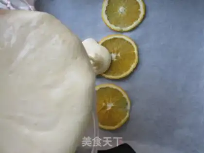 Make Orange cake roll step 6