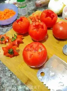 Make Red tomato seafood step 6