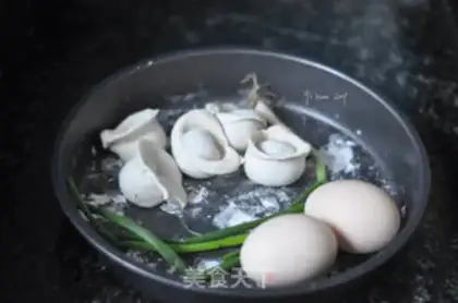 Make Egg dumplings step 1