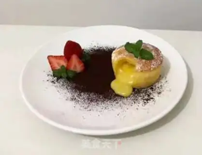 Make The lava cake step 10