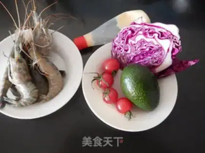 Make Cream shrimp salad step 0