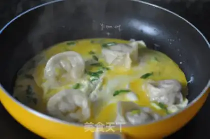 Make Egg dumplings step 5