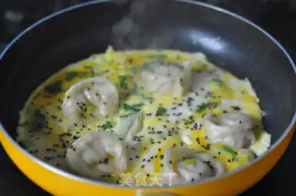 Make Egg dumplings step 6
