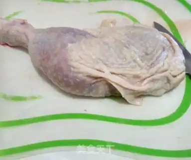 Make Orange cheese chicken leg rolls step 0