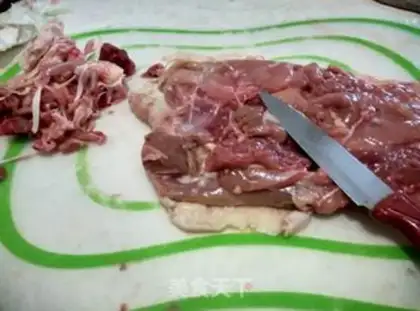 Make Orange cheese chicken leg rolls step 1